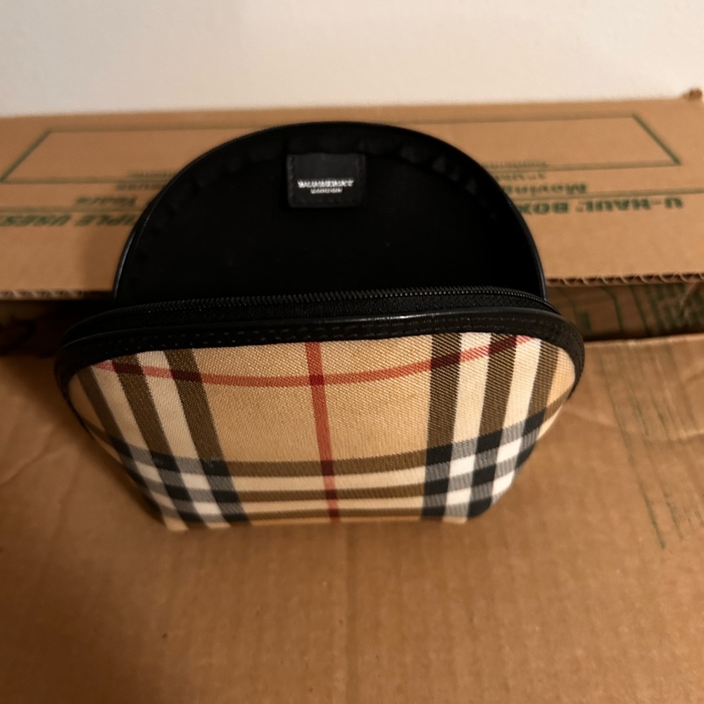 Burberry Checkered Cosmetic Bag